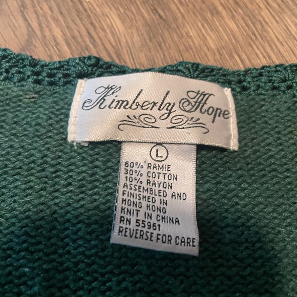 Vintage Kimberly Hope Beaded embroidered Sweater, Women’s L - Picture 3 of 5